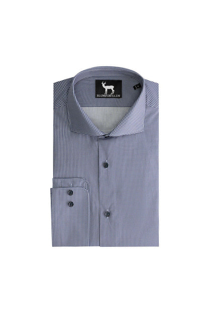 Blumfontain pied-de-poule blauw