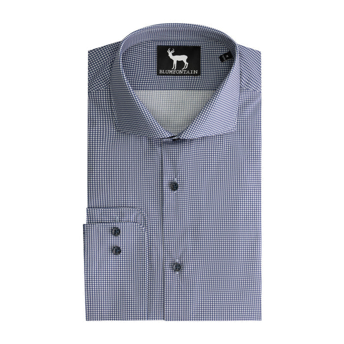 Blumfontain pied-de-poule blauw