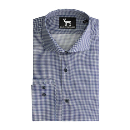 Blumfontain pied-de-poule blauw