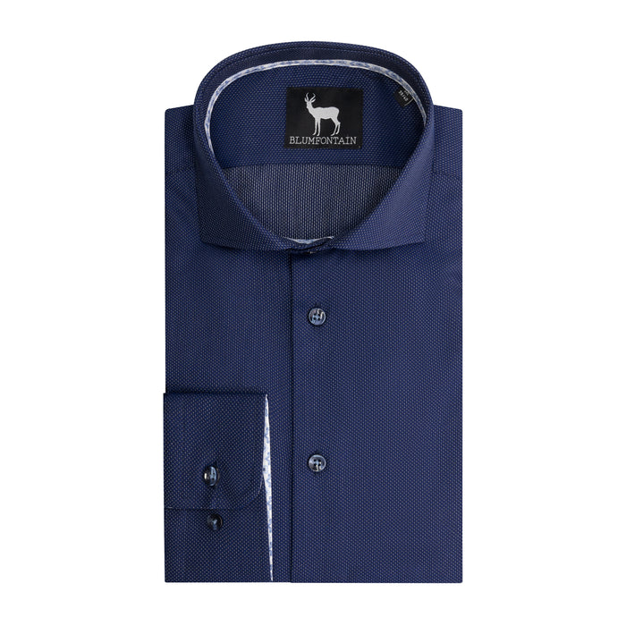 Blumfontain polkadot navy ML7