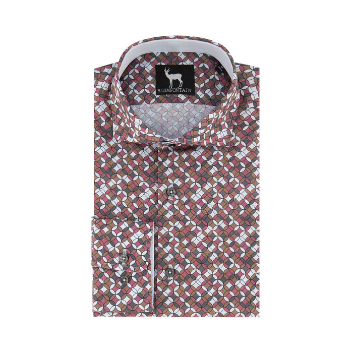 Blumfontain retro print multicolor