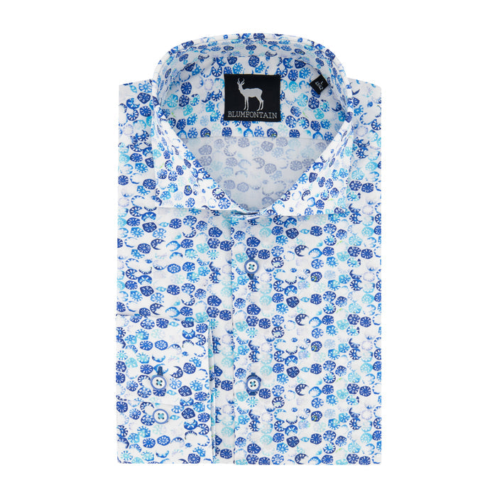 Blumfontain stempelprint