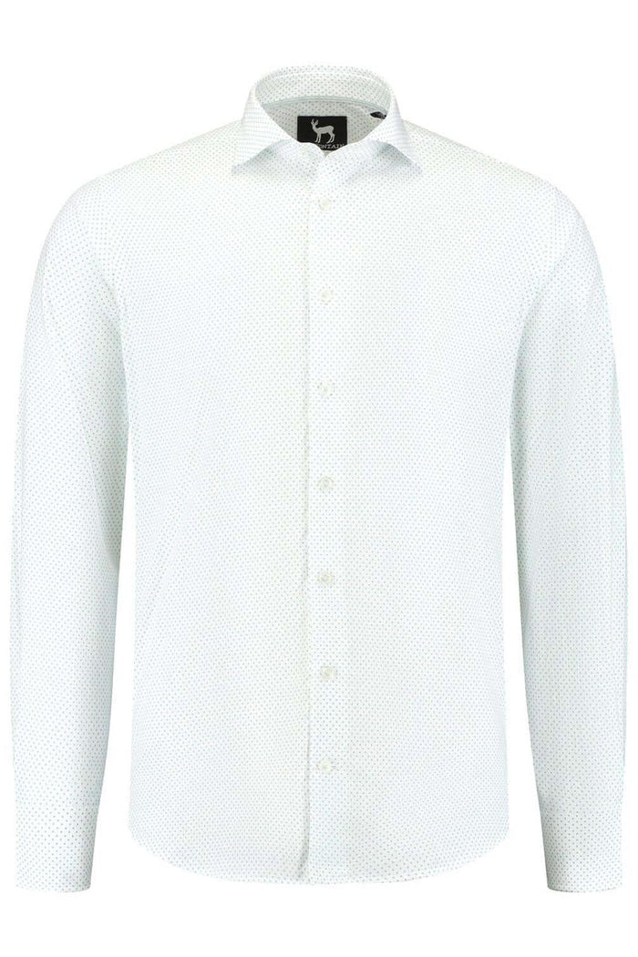 Blumfontain triangle print groen-blauw