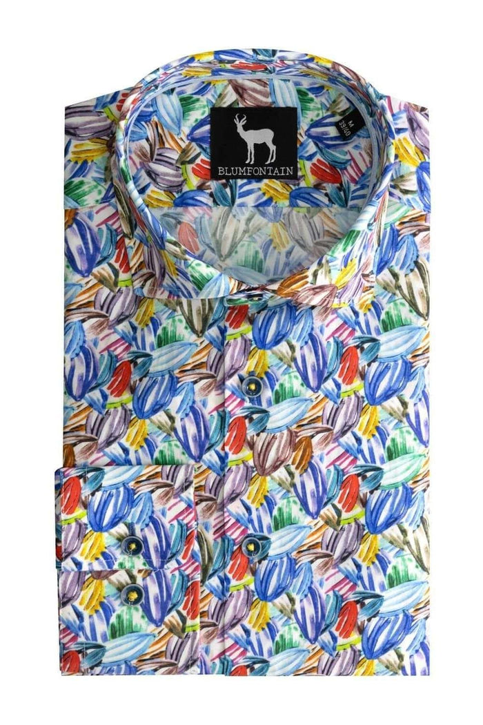 Blumfontain tulpprint multikleur