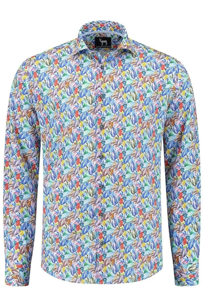 Blumfontain tulpprint multikleur
