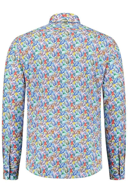 Blumfontain tulpprint multikleur