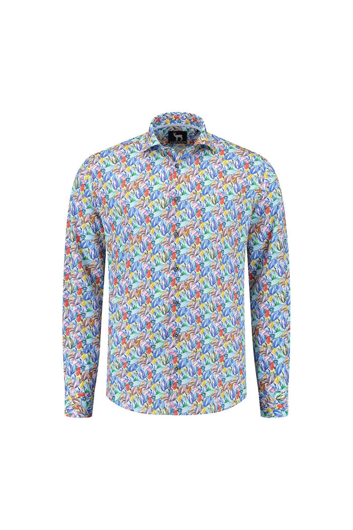 Blumfontain tulpprint multikleur