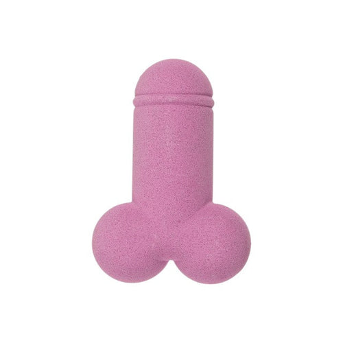 Bombă de baie efervescentă OOTB Willy, în formă de penis, pentru băi erotice în cuplu, cu aromă de căpșuni, roz