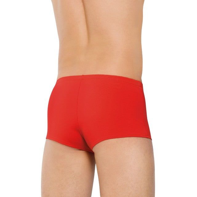 Boxeri sexy SOFTLINE Shorts 4500, din material elastic, design cu fermoare în părți, culoare roșu, mărime L