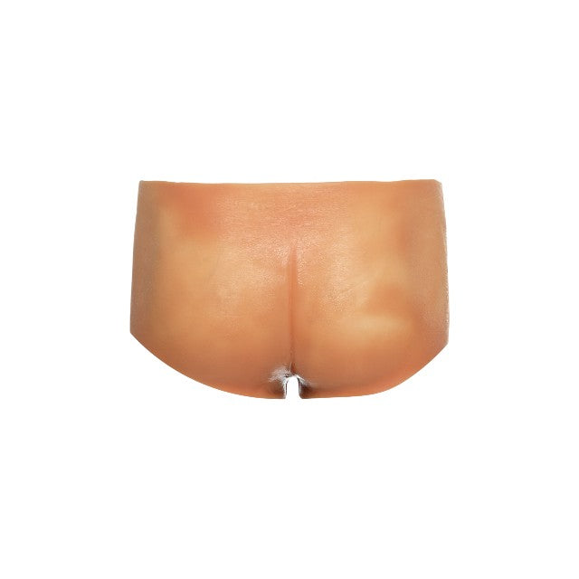 Boxershort penis - Alter Ego, din silicon 100% pur, cu un penis erect si testicole, 18 cm, L