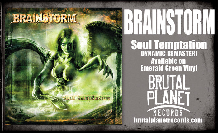 BRAINSTORM - SOUL TEMPTATION (*Cobalt-60 GREEN VINYL, 2022, Brutal Planet) Symphorce Vox - Elite German Prog/Power!