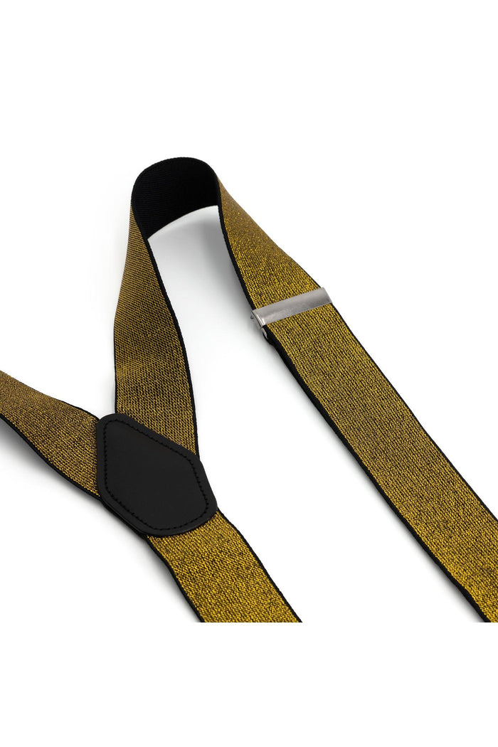 Bretels 35mm goud - goudkleurige bretels van elastiek met stevige clips, perfect voor elke outfit.