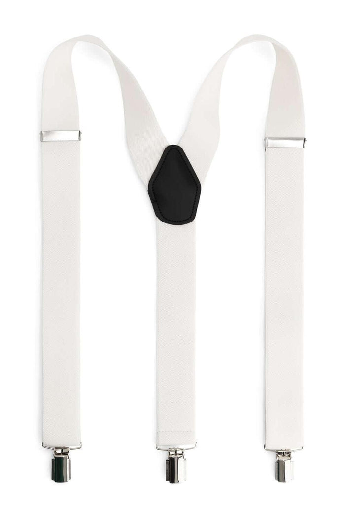 Bretels 35mm off-white met stevige clips en veelzijdige stijl voor elke gelegenheid.