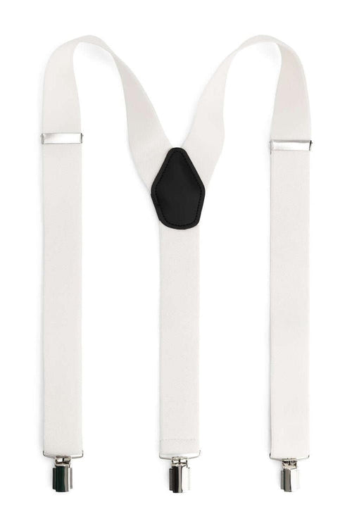 Bretels 35mm off-white met stevige clips en veelzijdige stijl voor elke gelegenheid.