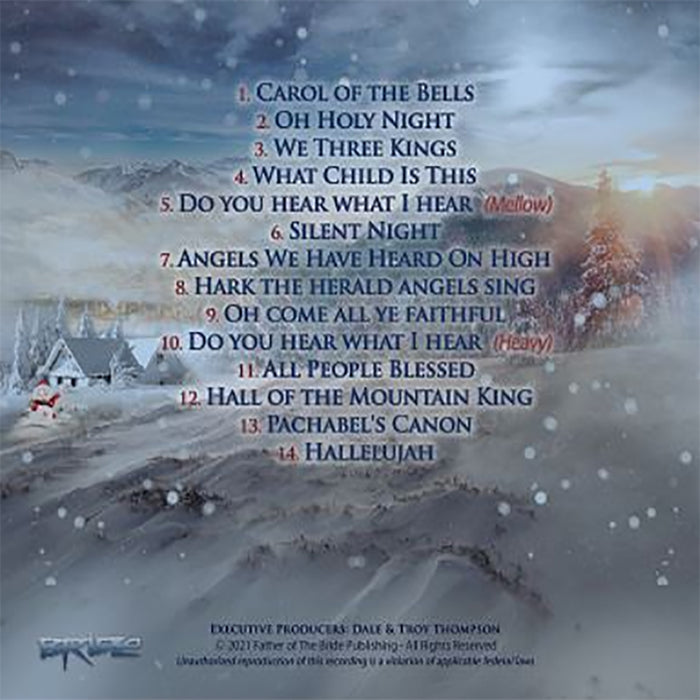 BRIDE - CHRISTMAS (*NEW-CD, 2021) Classic hard rock Christmas songs! *featuring Luke Easter (Tourniquet)
