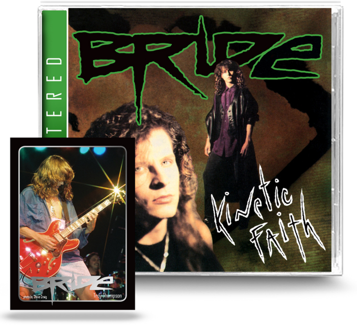 Bride - Kinetic Faith (CD) Remastered, Ltd. Ed. Trading Card - 2021 Girder Records