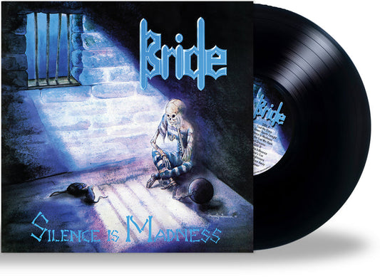 BRIDE - SILENCE IS MADNESS + 1 bonus track (Limited Run Vinyl) (*NEW, 180 Gram Black Vinyl or Grey/Blue Swirl Vinyl, 2019, Retroactive)
