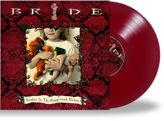 BRIDE - SNAKES IN THE PLAYGROUND DEMOS + bonus (*NEW BURGUNDY VINYL, 2022, Retroactive)