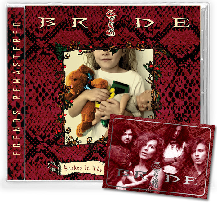 BRIDE - SNAKES IN THE PLAYGROUND DEMOS + bonus (*NEW-CD, 2022, Retroactive)