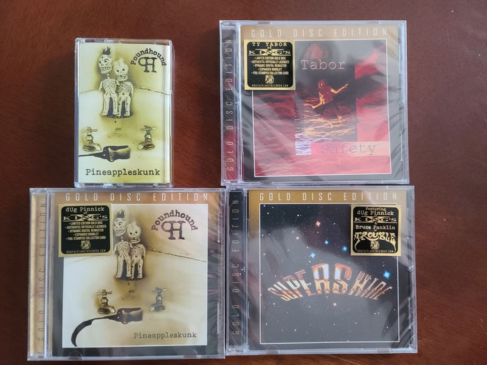 BUDGET BUNDLE - POUNDHOUND + TY TABOR + SUPERSHINE 3-GOLDMAX CD SET + POUNDHOUND CASSETTE (2022 Remasters)