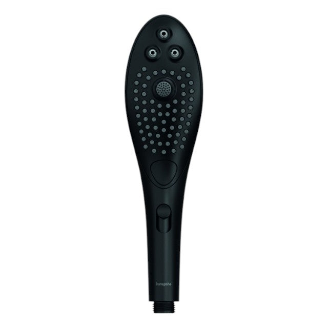 Cap de duș stimulator WOMANIZER Wave Black, pentru stimularea clitorisului, 3 tipuri de jet, 2 intensități, negru