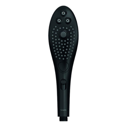 Cap de duș stimulator WOMANIZER Wave Black, pentru stimularea clitorisului, 3 tipuri de jet, 2 intensități, negru