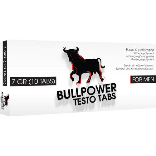 Capsule BULLPOWER Testo Tabs pentru erecții puternice și performanțe sexuale îmbunătățite, 10 buc