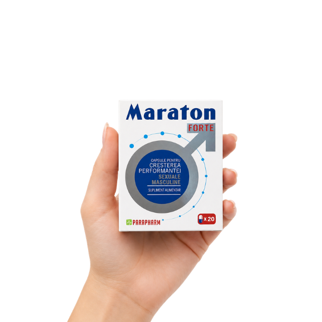 Capsule MARATON FORTE, cresterea performantei sexuale barbati, 20 capsule