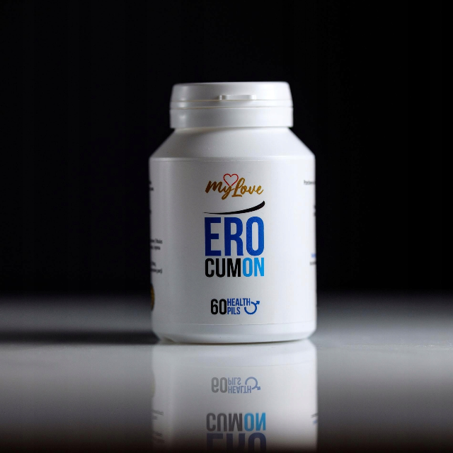 Capsule MYLOVE Ero CumOn, pentru creștere volum spermă și stimulare libido, cu Maca și Ginkgo biloba, 60 buc