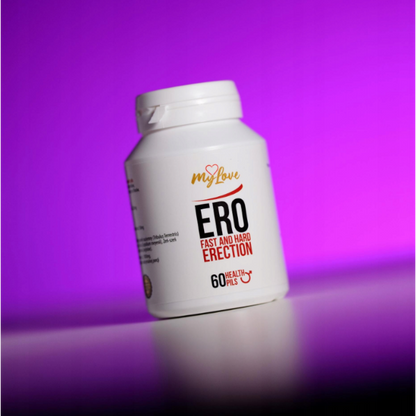 Capsule MYLOVE Ero Fast And Hard Erection, pentru stimularea erecției și potență, cu Tribulus Terrestris și Maca, 60 buc