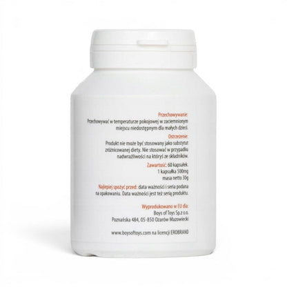 Capsule MYLOVE Ero Fast And Hard Erection, pentru stimularea erecției și potență, cu Tribulus Terrestris și Maca, 60 buc