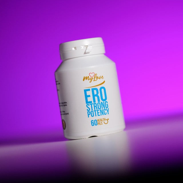 Capsule MYLOVE Ero Strong Potency, pentru potență, vitalitate și sănătate sexuală masculină, cu arginină, 60 buc