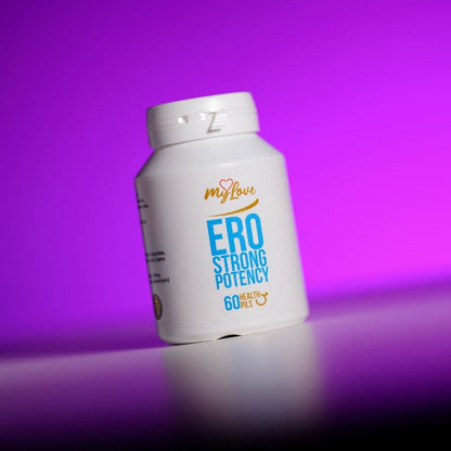 Capsule MYLOVE Ero Strong Potency, pentru potență, vitalitate și sănătate sexuală masculină, cu arginină, 60 buc