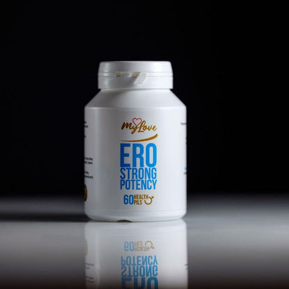 Capsule MYLOVE Ero Strong Potency, pentru potență, vitalitate și sănătate sexuală masculină, cu arginină, 60 buc