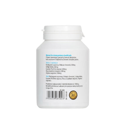 Capsule MYLOVE Ero Strong Potency, pentru potență, vitalitate și sănătate sexuală masculină, cu arginină, 60 buc