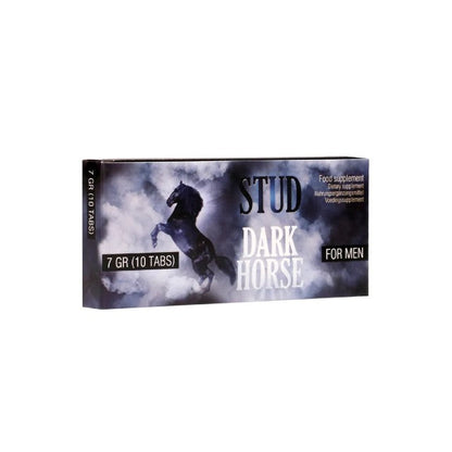 Capsule STUD Dark Horse, cu ginseng și ashwagandha, pentru erecții puternice și de durată, 10 buc