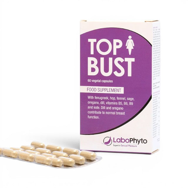 Capsule TOPBUST Labophyto, pentru fermitate sâni, 60 capsule