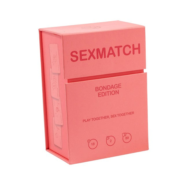 Carti Secret Play Sexmatch - Bondage Edition, joc pentru cupluri, portocaliu