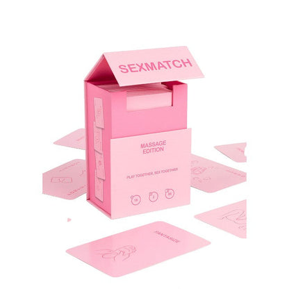 Carti Secret Play Sexmatch - Massage Edition, joc pentru cupluri, roz