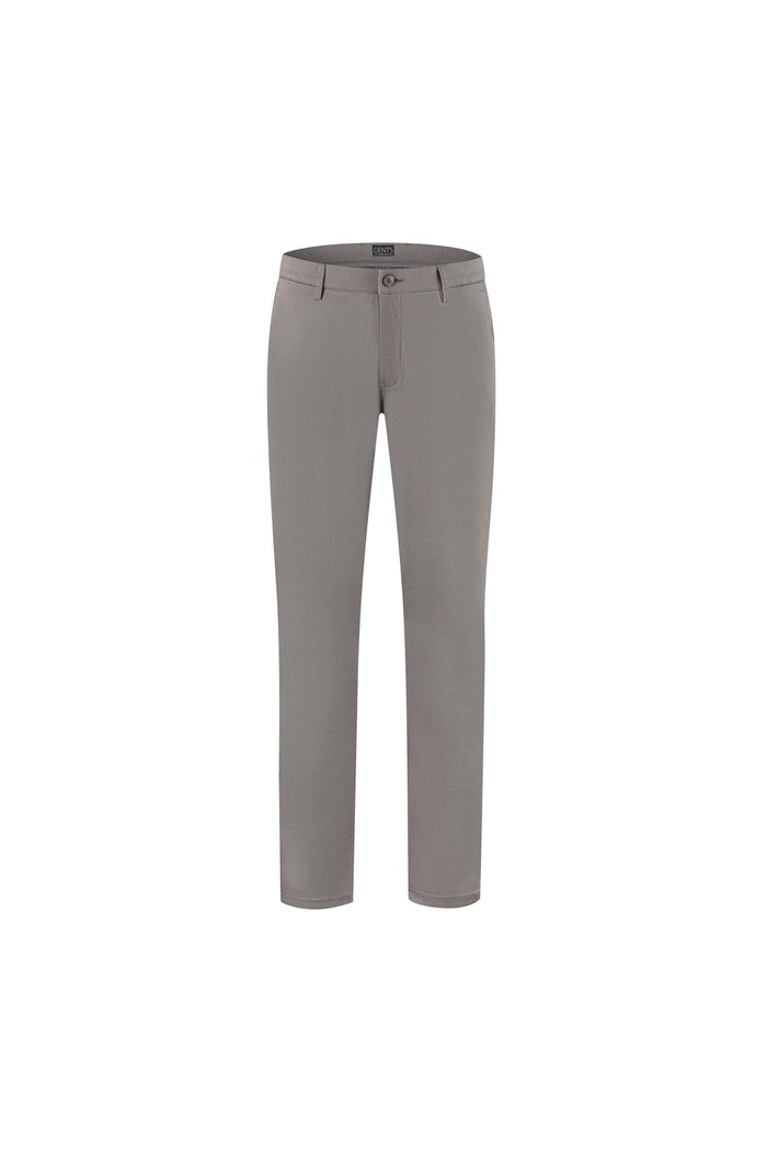 Chino stretch structuur grijs