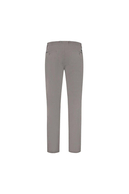 Chino stretch structuur grijs