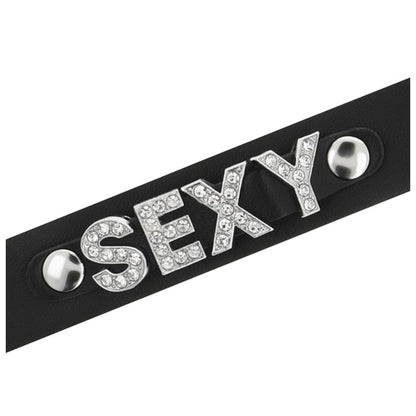 Choker COQUETTE CHIC DESIRE Handmade, din piele ecologică, SEXY