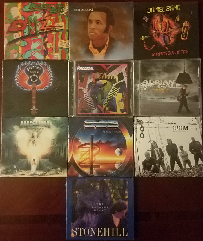 CHRISTIAN ROCK BUNDLE #1 / 10 CDs DANIEL BAND VISION STONEHILL ADRIANGALE