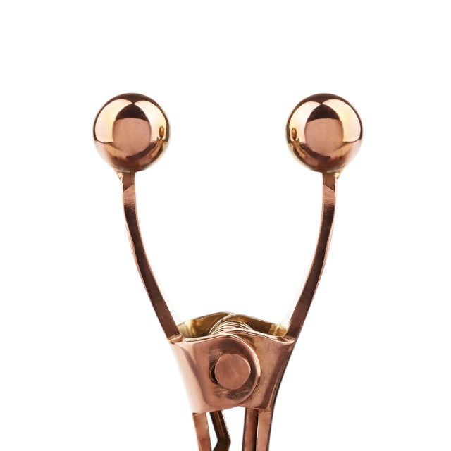 Clești MR. STEEL Balls & Nipple Clamps, utilizare pe testicule sau sfârcuri în jocuri BDSM, din oțel inoxidabil, roz auriu