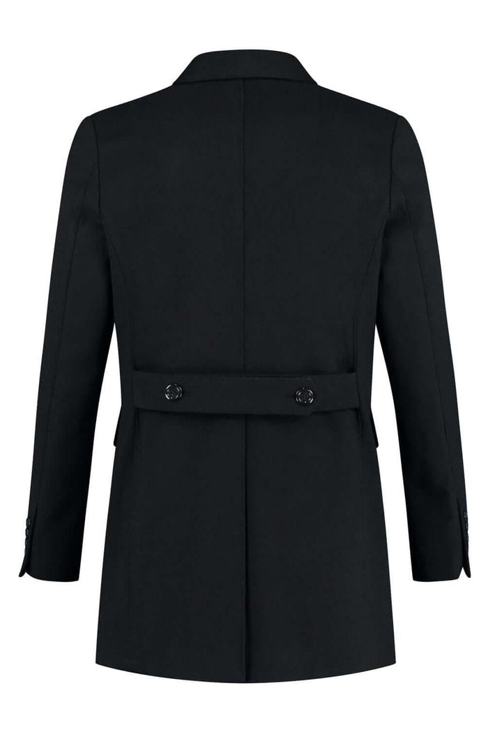 Coat unconstructed blauw