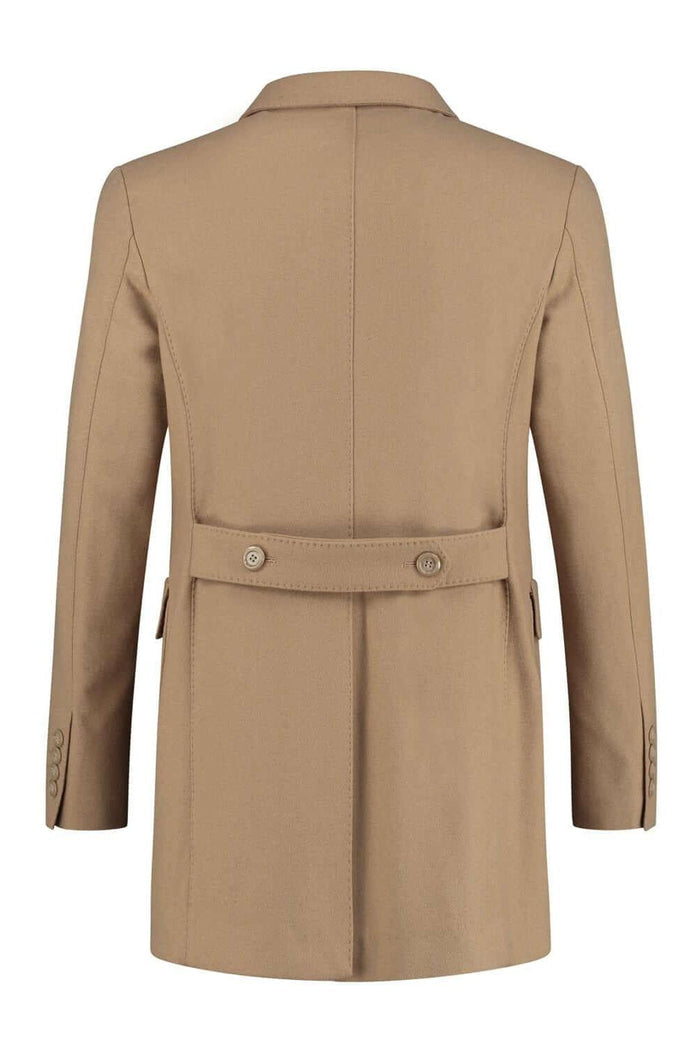 Coat unconstructed camel