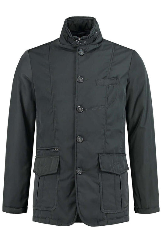 Coat windvanger olijf