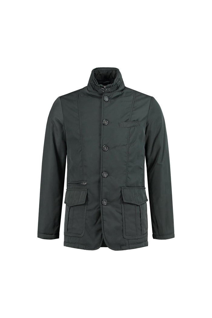 Coat windvanger olijf