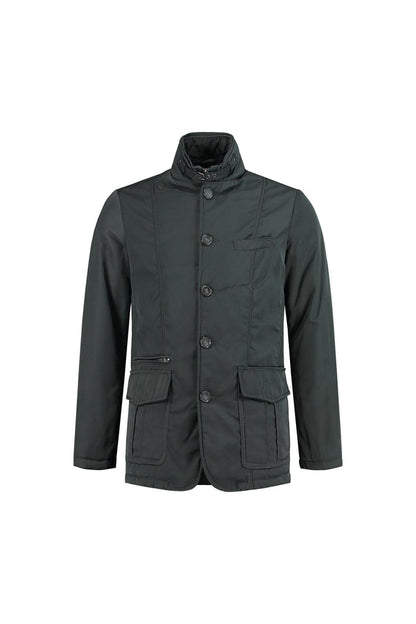 Coat windvanger olijf