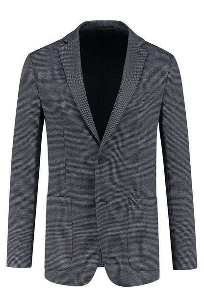 Colbert pied-de-poule navy